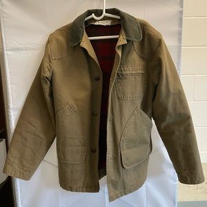 L.L. Bean Mens Original Field Coat with wool nylon liner